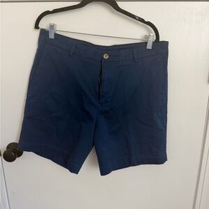 Classic Men's Navy Cotton Shorts